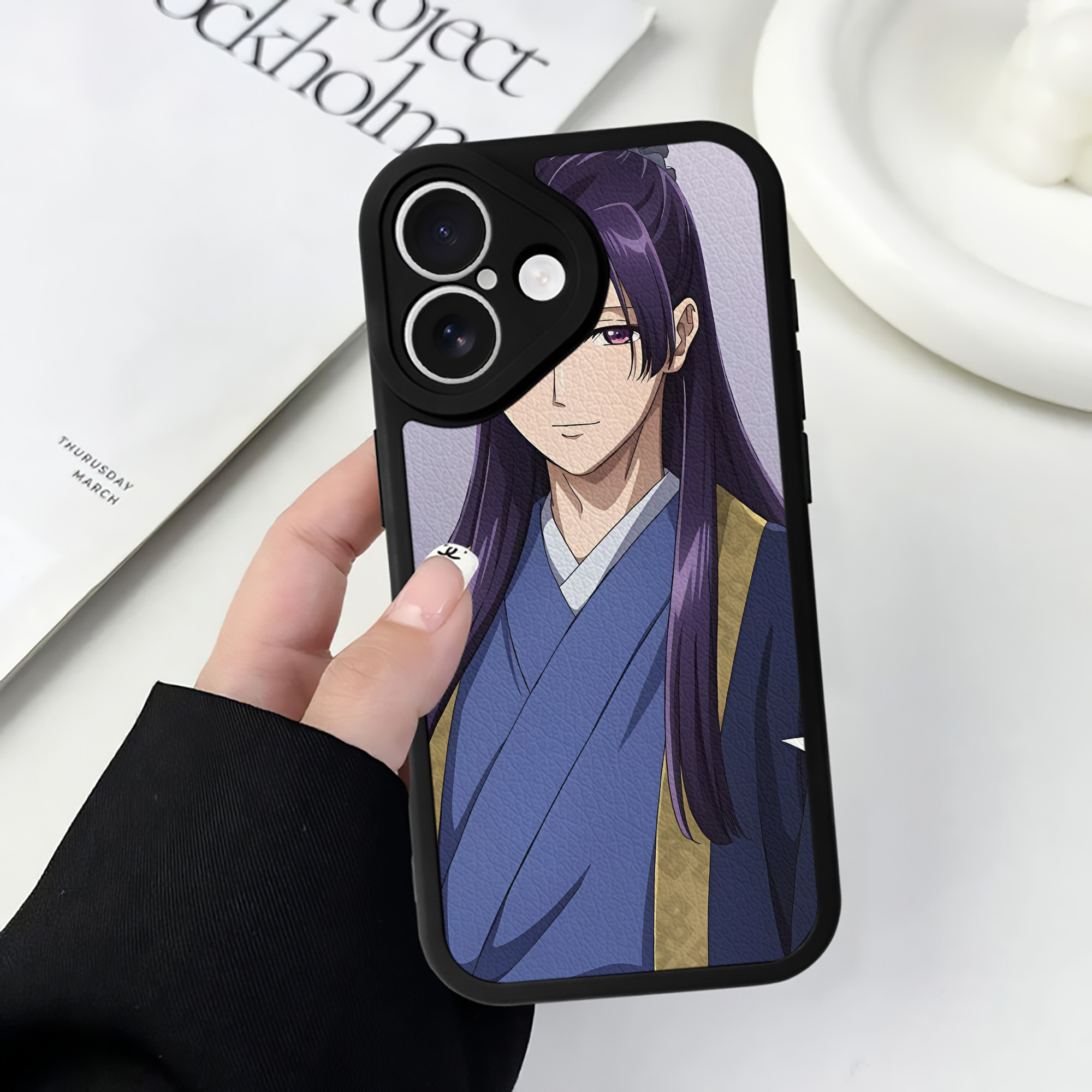薬屋のひとりごと The Apothecary Diaries 【iPhone 16シリーズ対応】シリコンスマホケース（レザー調） 材質：シリコン